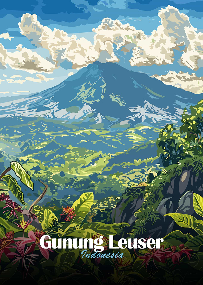 Gunung Leuser, Indonesia