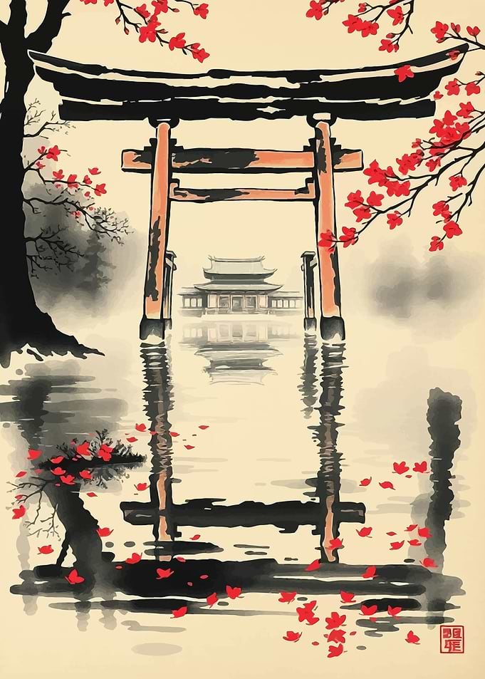 Japanese Temple Gate