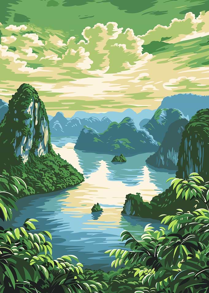Serene Mountain Lake