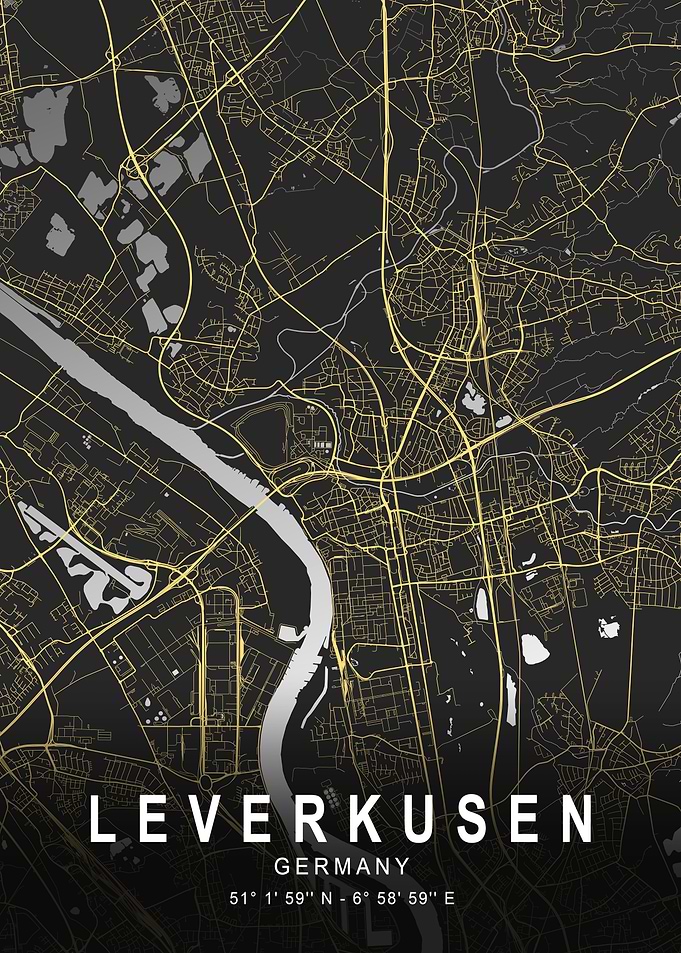 Leverkusen Silver Map