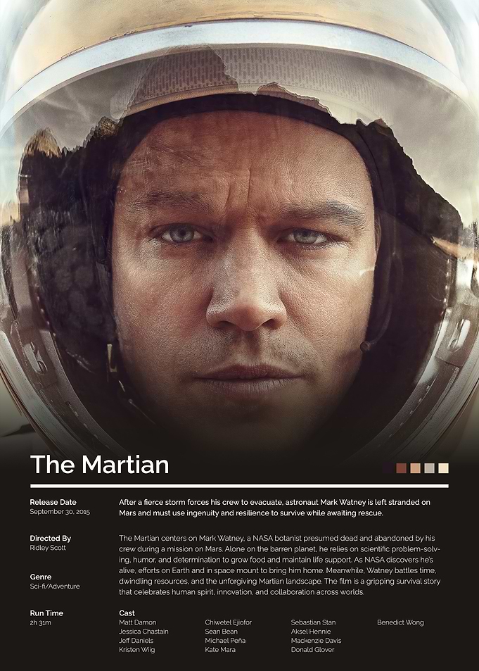 The Martian Movie Poster