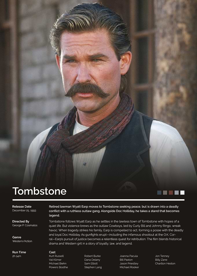 Tombstone Movie Poster