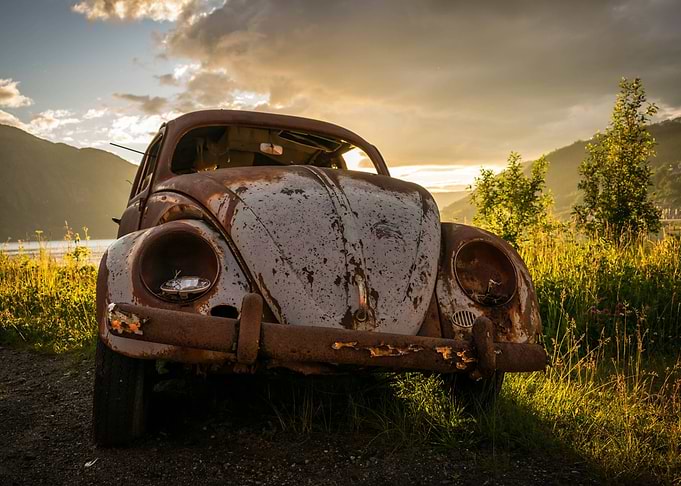 Rusty Vintage Beetle
