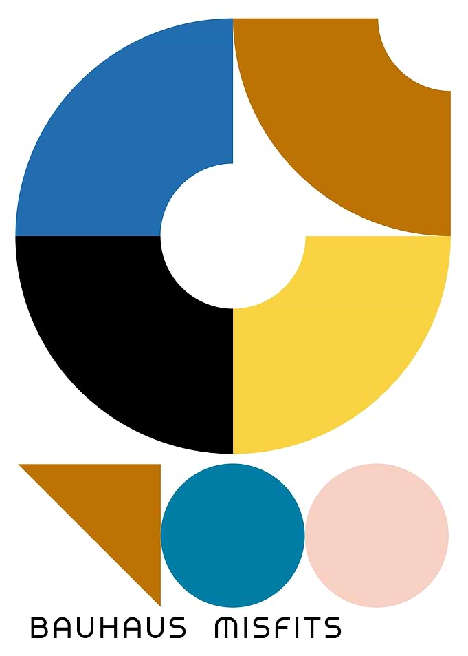 Bauhaus Misfits Geometric Art