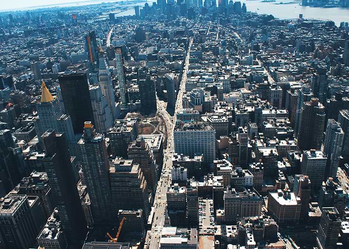 Aerial View of New York City