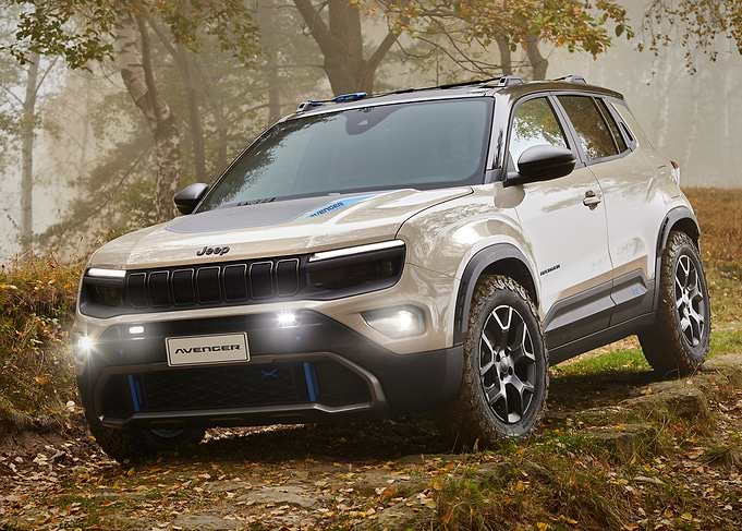 Jeep Avenger SUV in outdoor setting