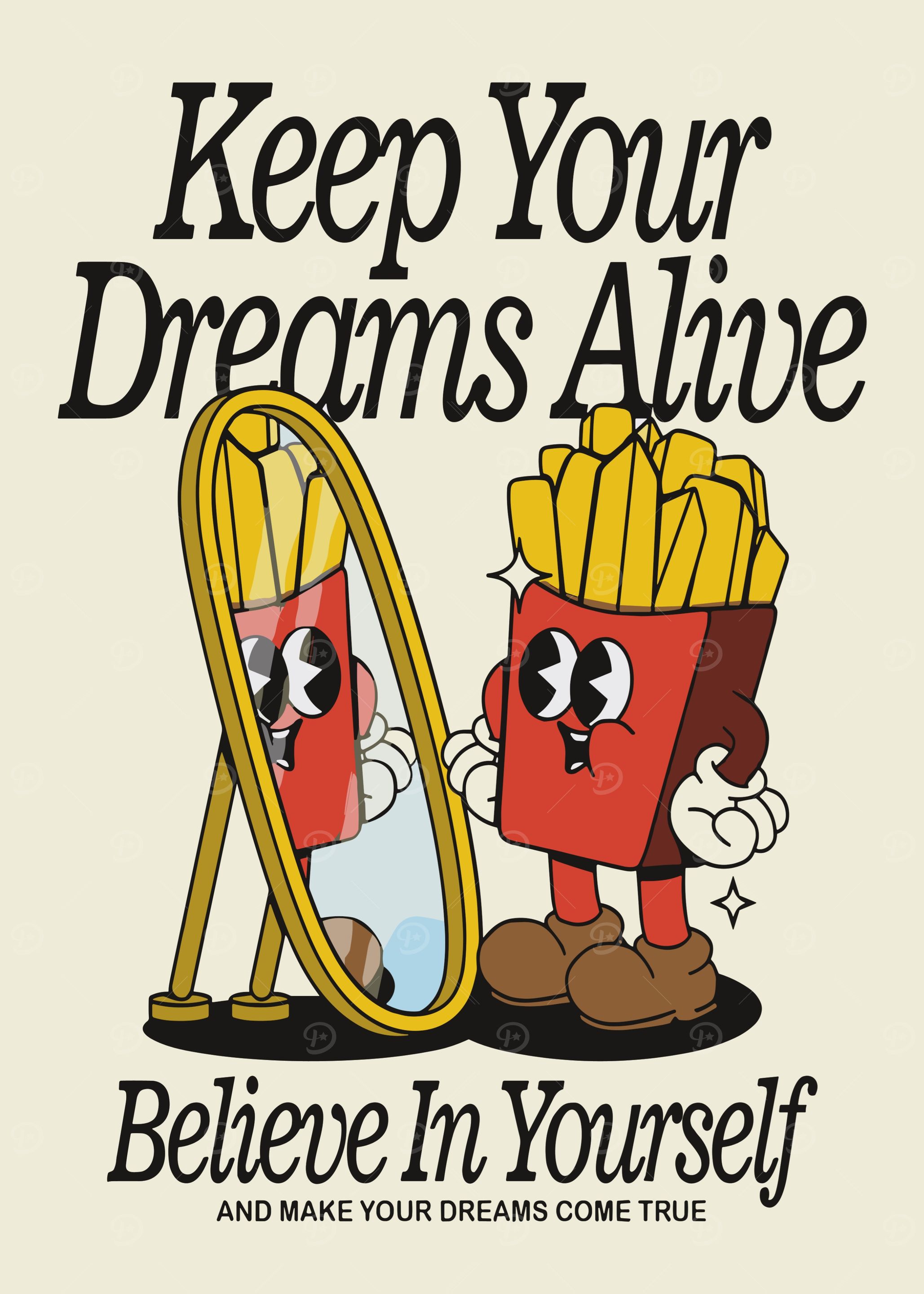 Keep Your Dreams Alive Illustration