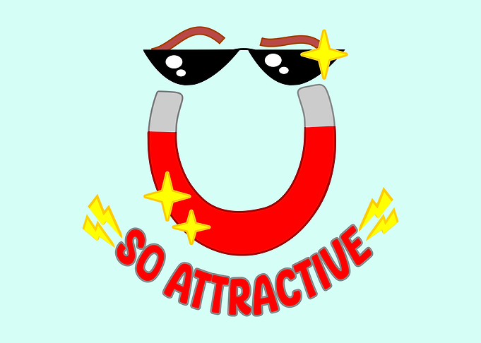 So Attractive Magnet with Sunglasses