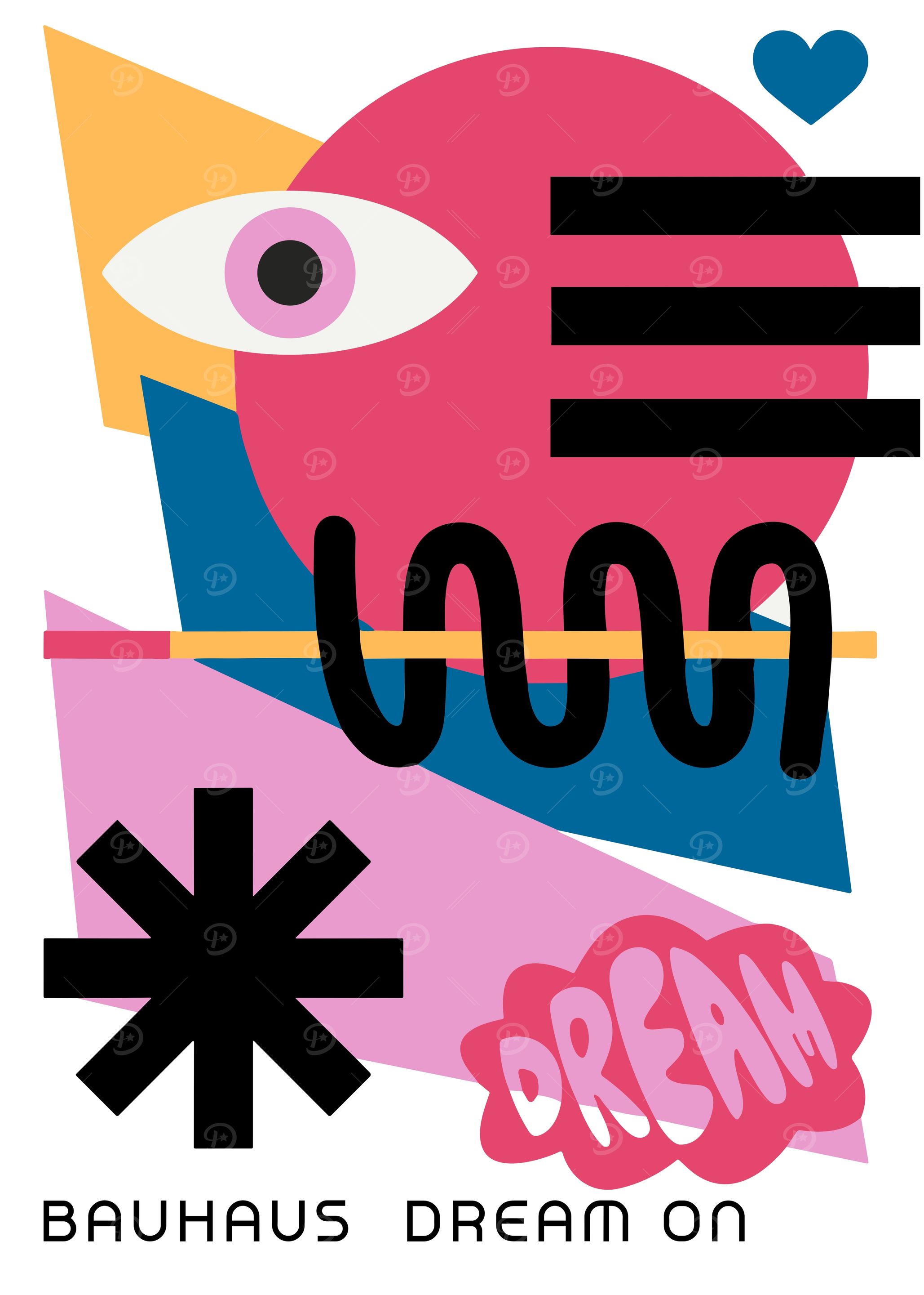 Bauhaus Dream On Abstract Art