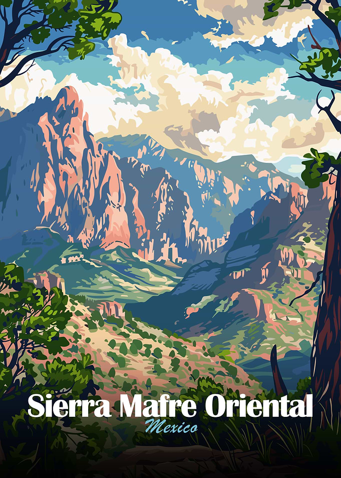 Sierra Madre Oriental Mountain Landscape
