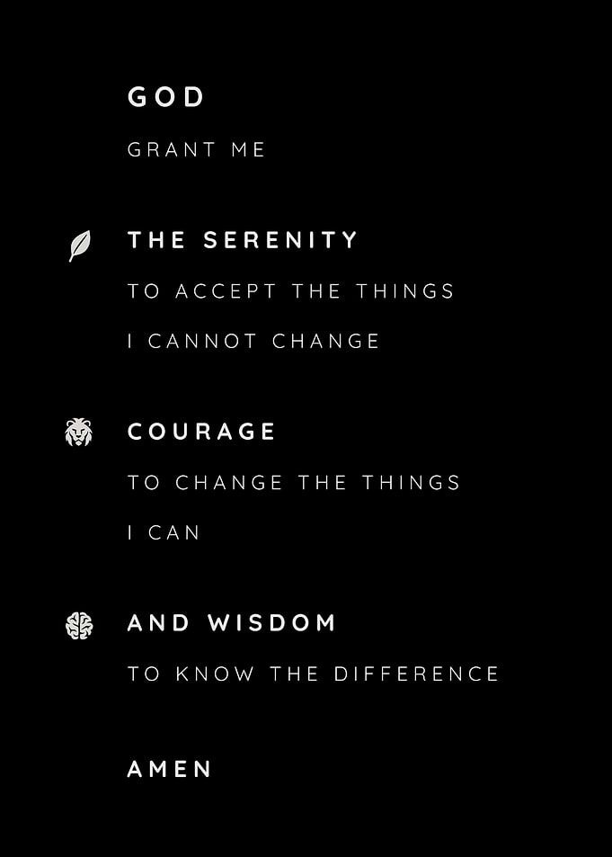 Serenity Prayer