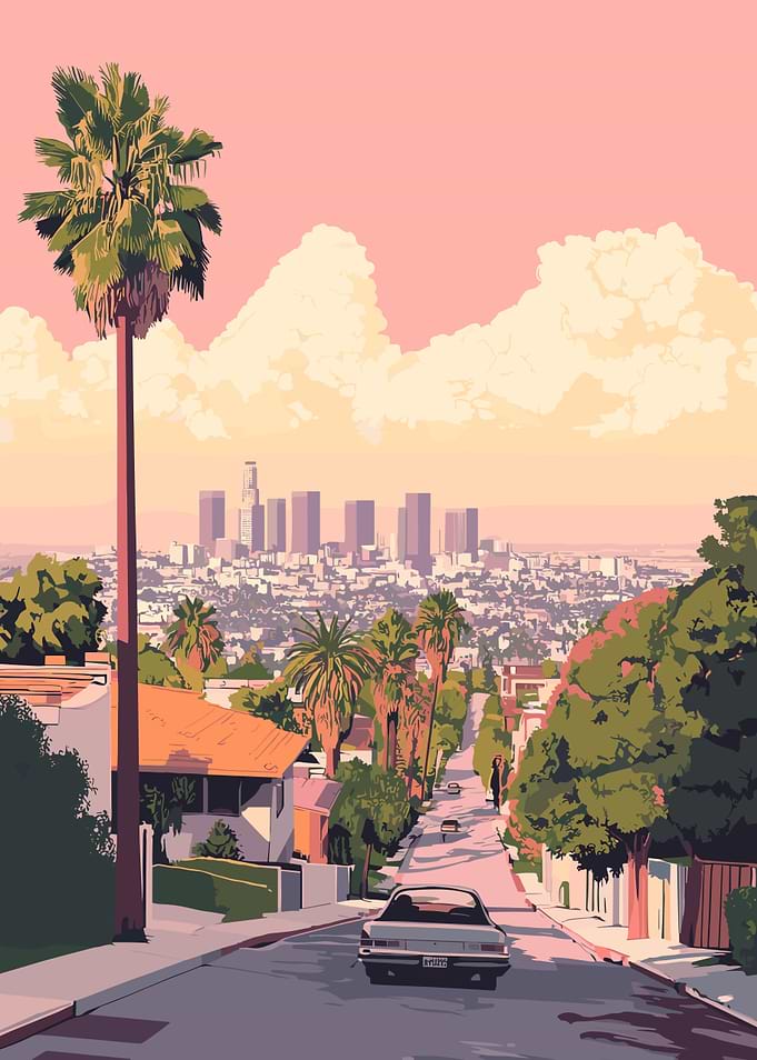 Los Angeles Skyline View