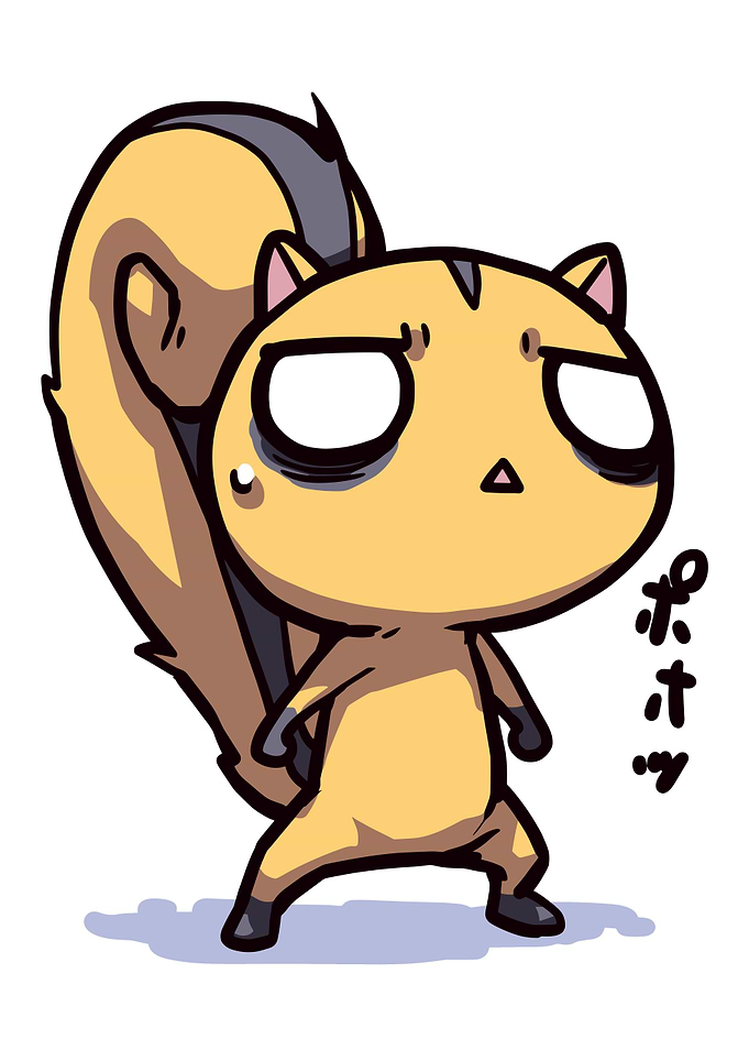 Cute Squirrel Character