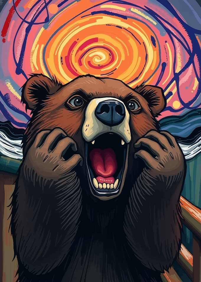 Screaming Bear Art