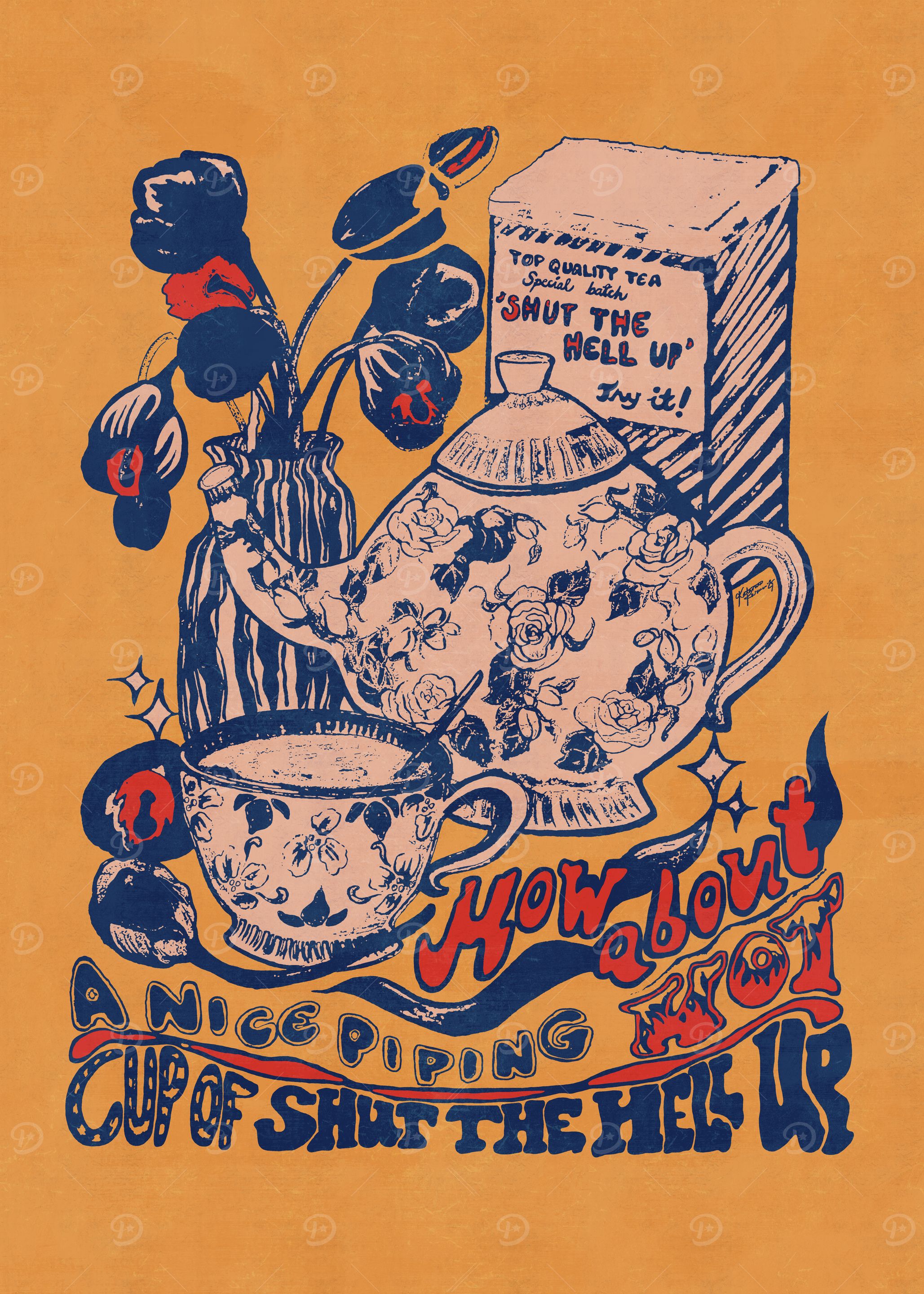 CUP OF 'SHUT THE HELL UP' (YELLOW)
