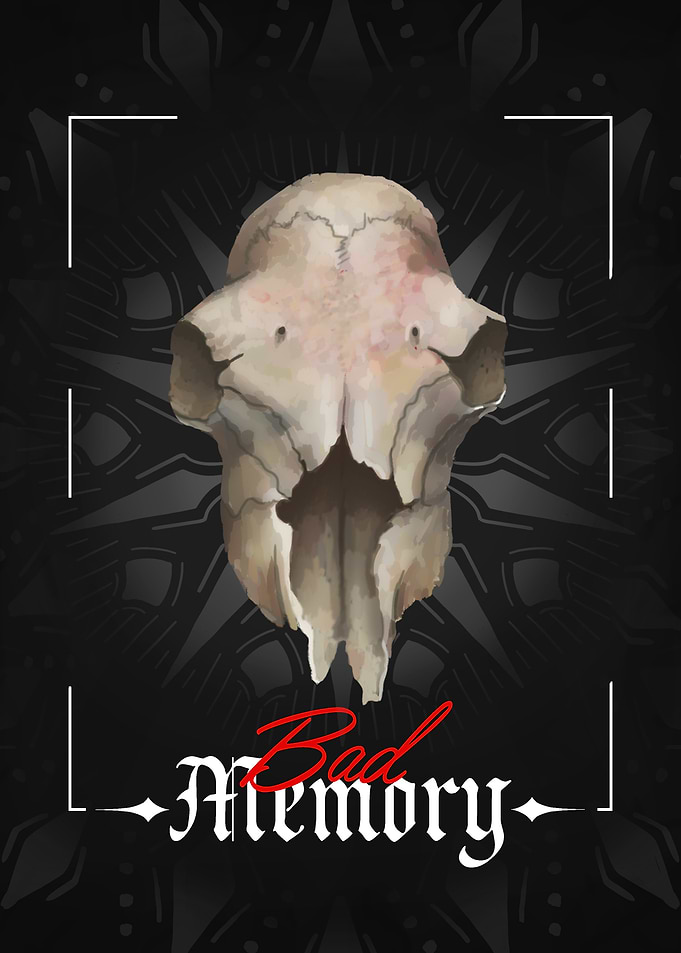 Bad Memory Skull Art