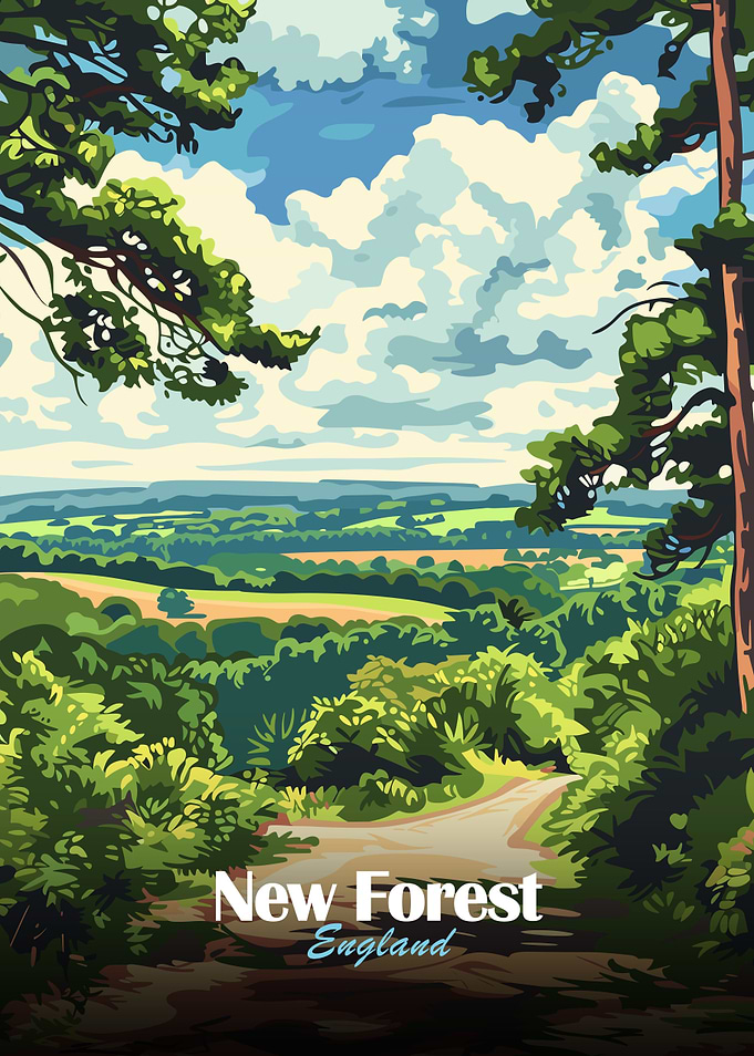 New Forest England Landscape
