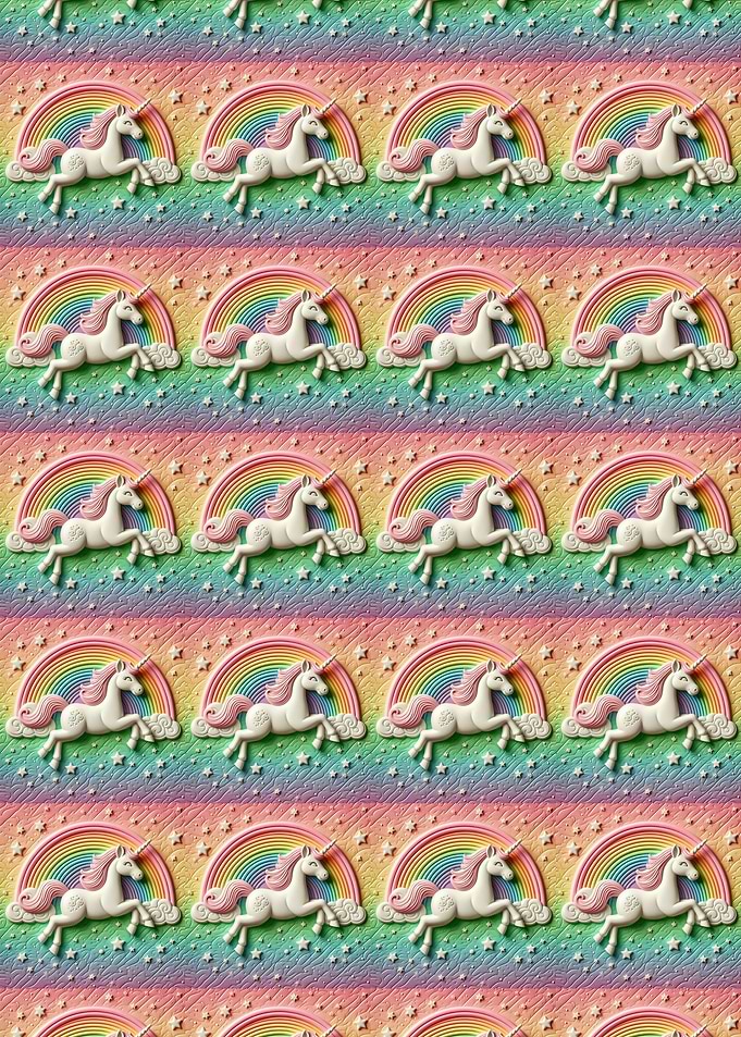 Unicorns and Rainbows Pattern