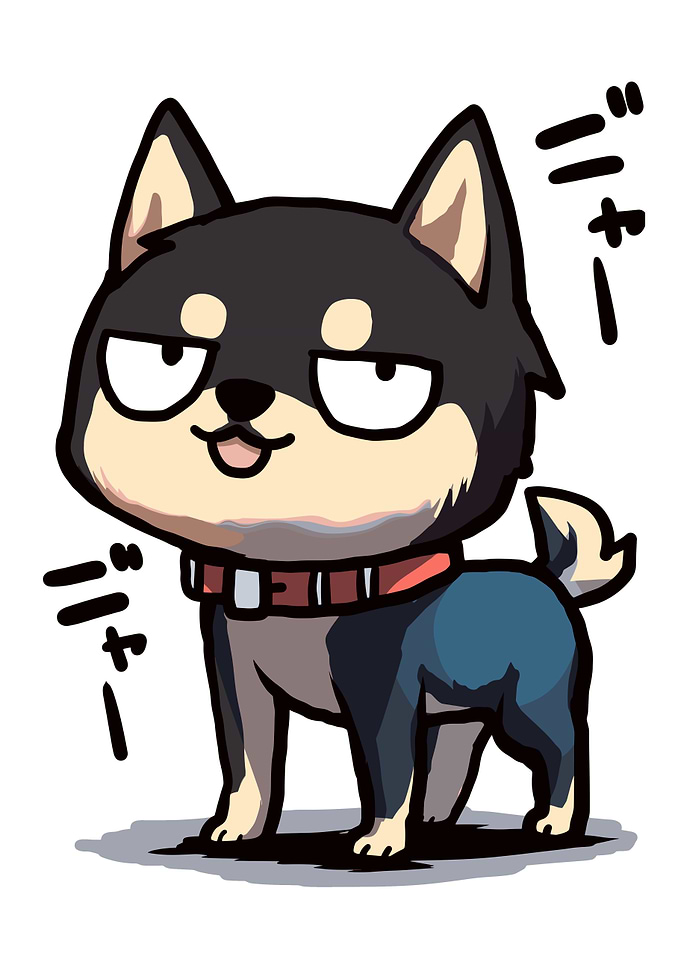 Cute Cartoon Dog