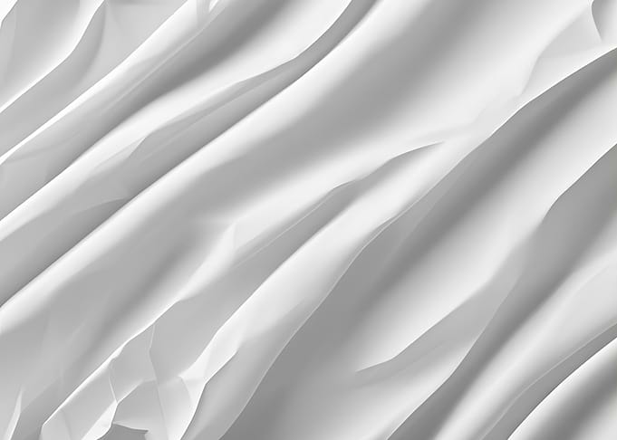 White Fabric Waves