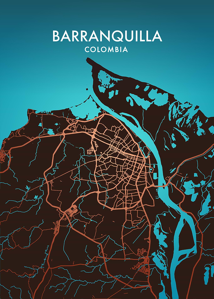 Barranquilla City Map