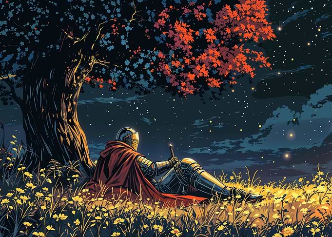 Knight Under the Stars