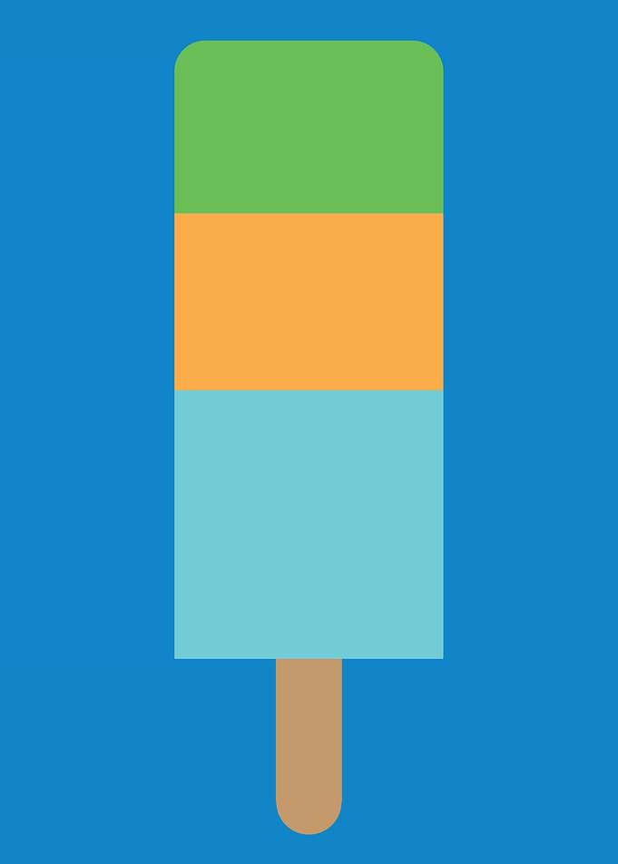 Colorful Popsicle Illustration