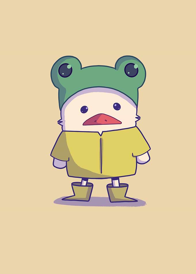 Frog Hat Duck