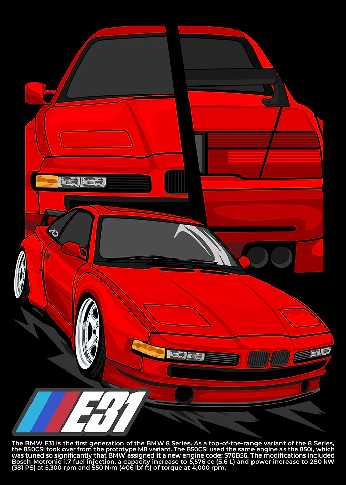 Red E31 Illustration