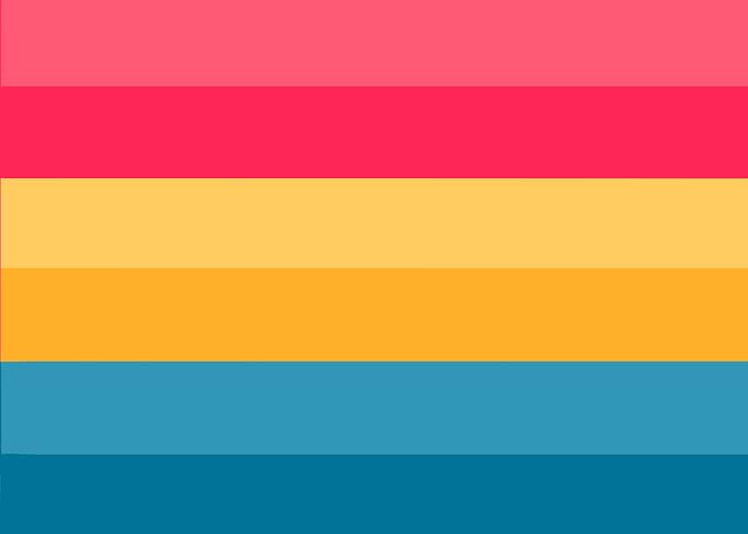 Horizontal Color Stripes