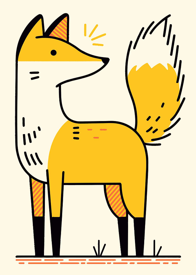 Cute Fox Illustration