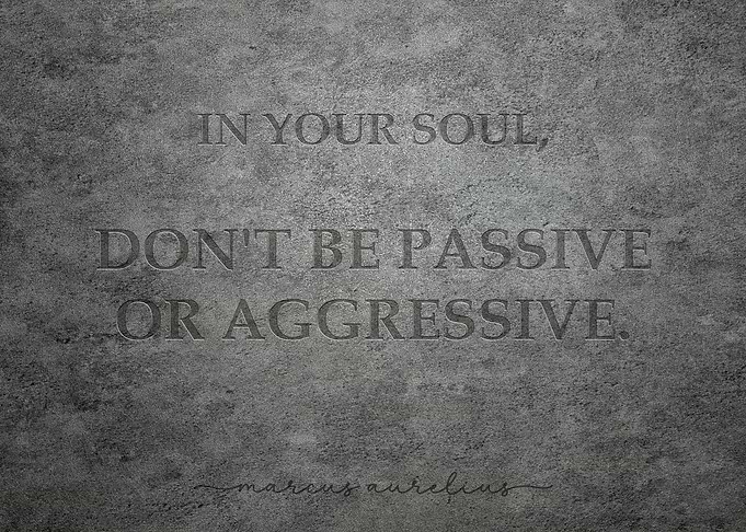 Marcus Aurelis Stoic Philosopher on Soul, Inspirational Stone Carving