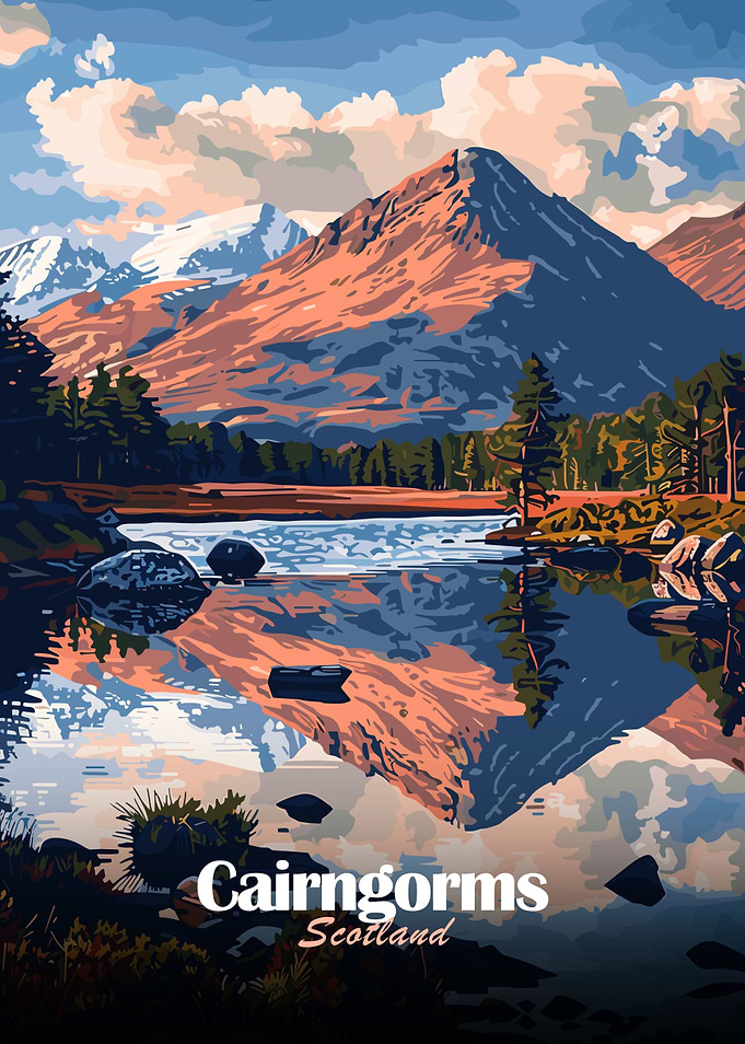 Cairngorms Scotland Mountain Landscape