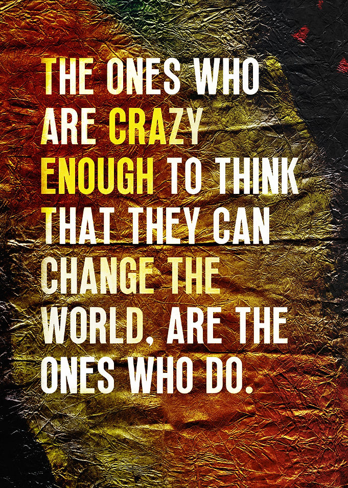 Inspirational Text Art