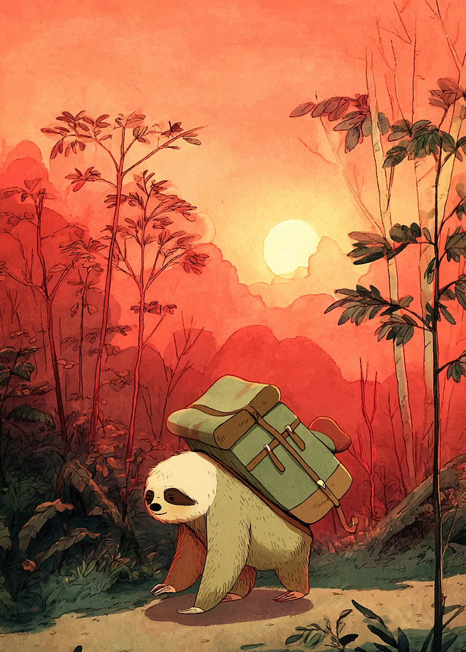 Sloth Hiking Adventure