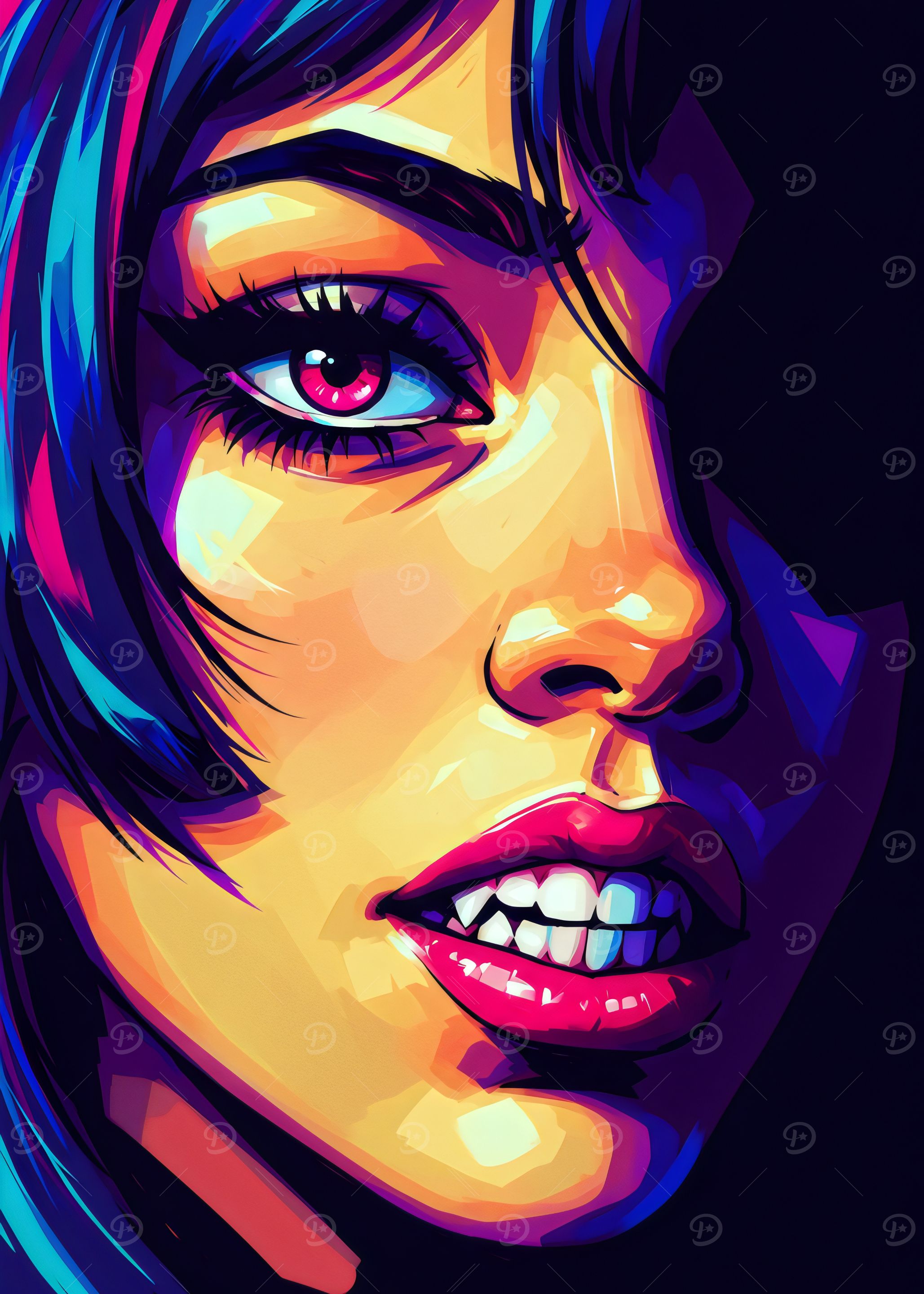 Vampire Woman Portrait