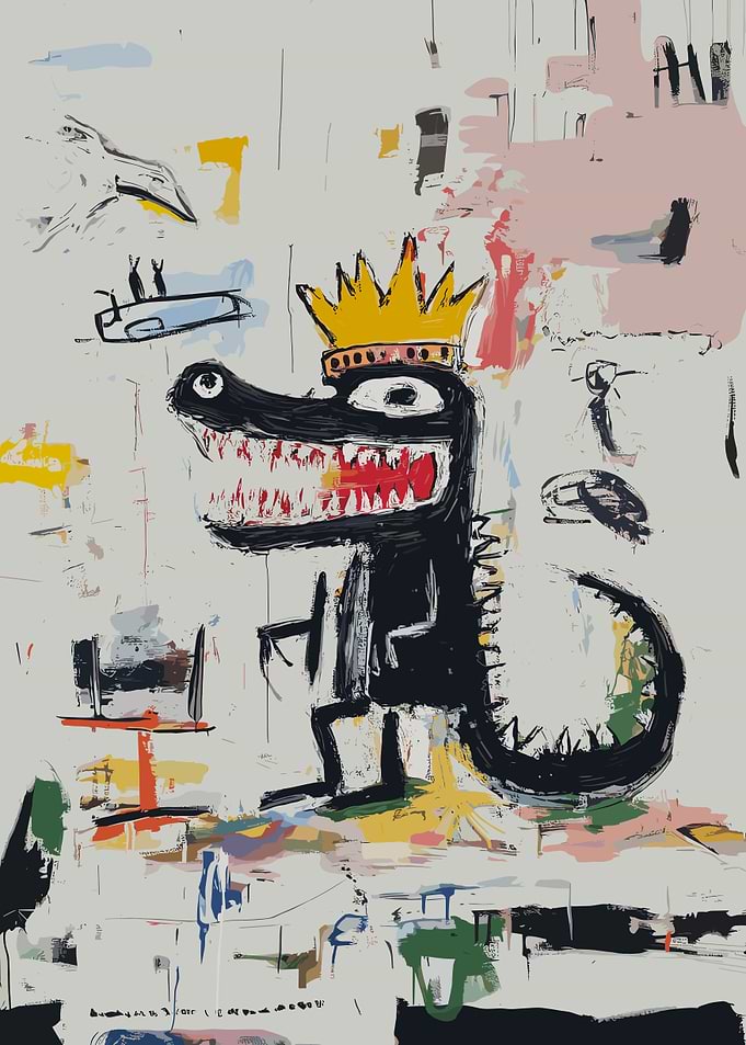Abstract Alligator King