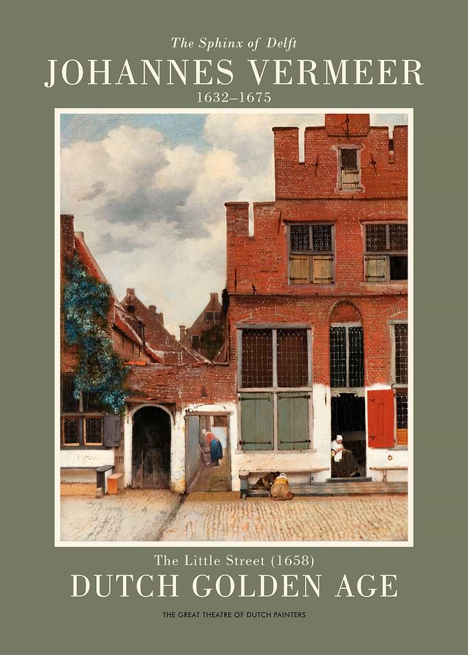 Johannes Vermeer's The Little Street Painting