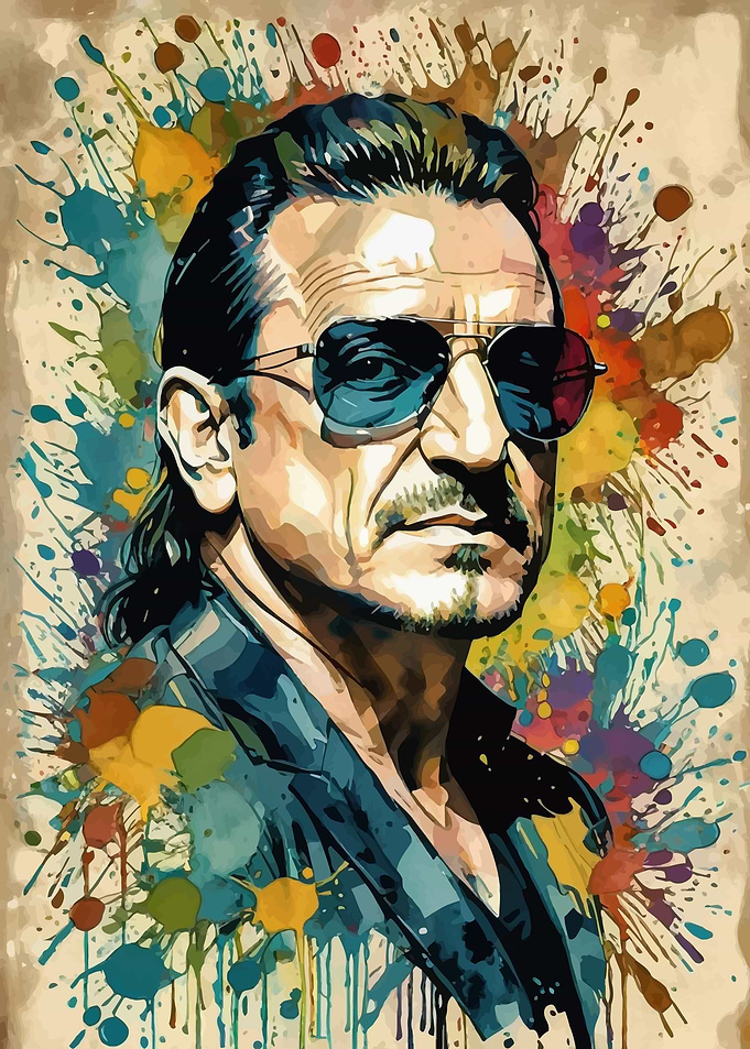Bono Vintage Portrait