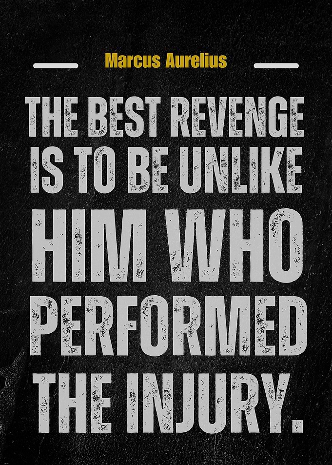 Marcus Aurelius Quote: Best Revenge