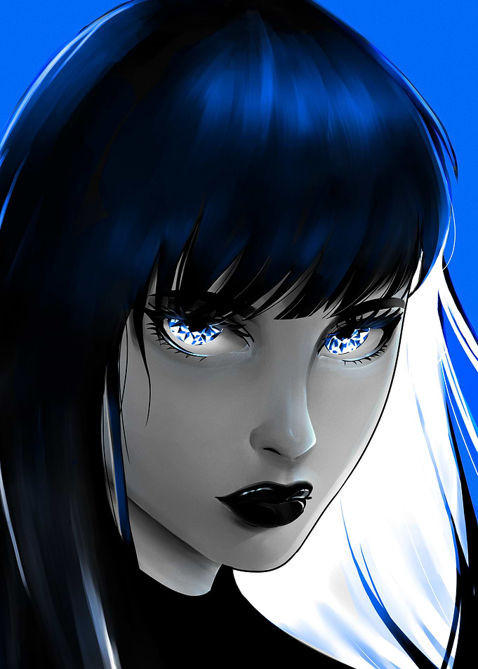 Blue Diamond Eyes