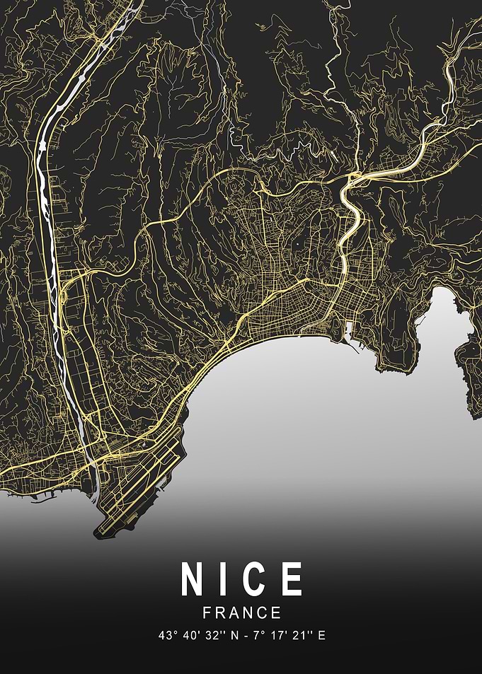 Nice Silver City Map