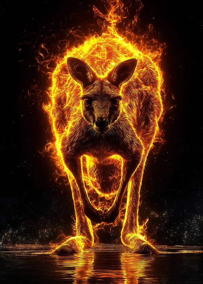 Flaming Kangaroo