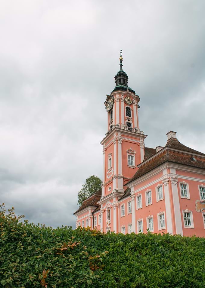 Baroque Building with Clock Tower