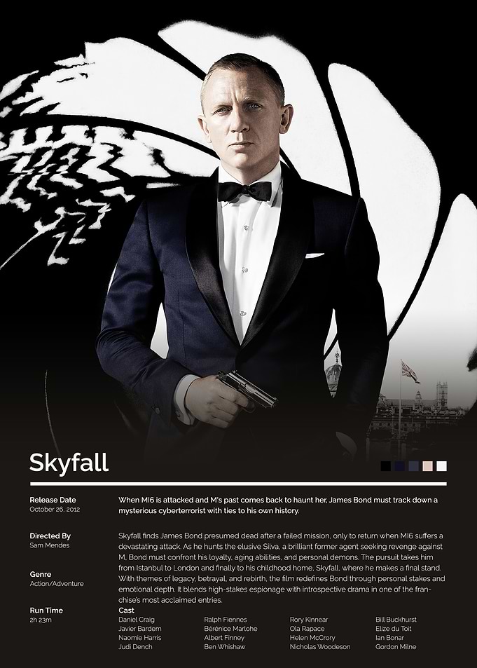 Skyfall movie poster