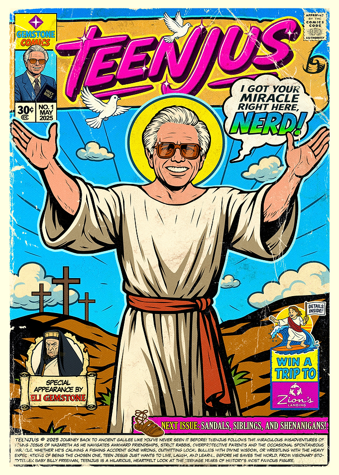 TeenJus Comic Book Cover Art