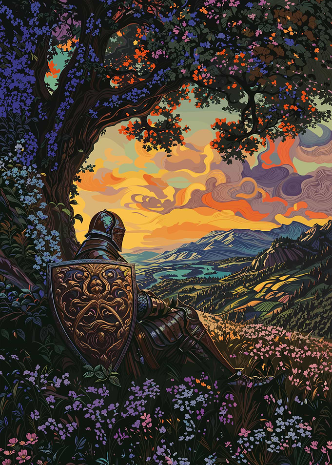 Knight Sunset