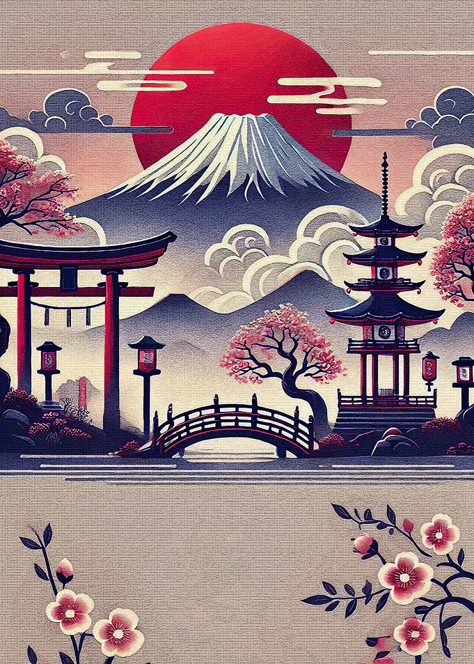 Japanese Landscape Fuji