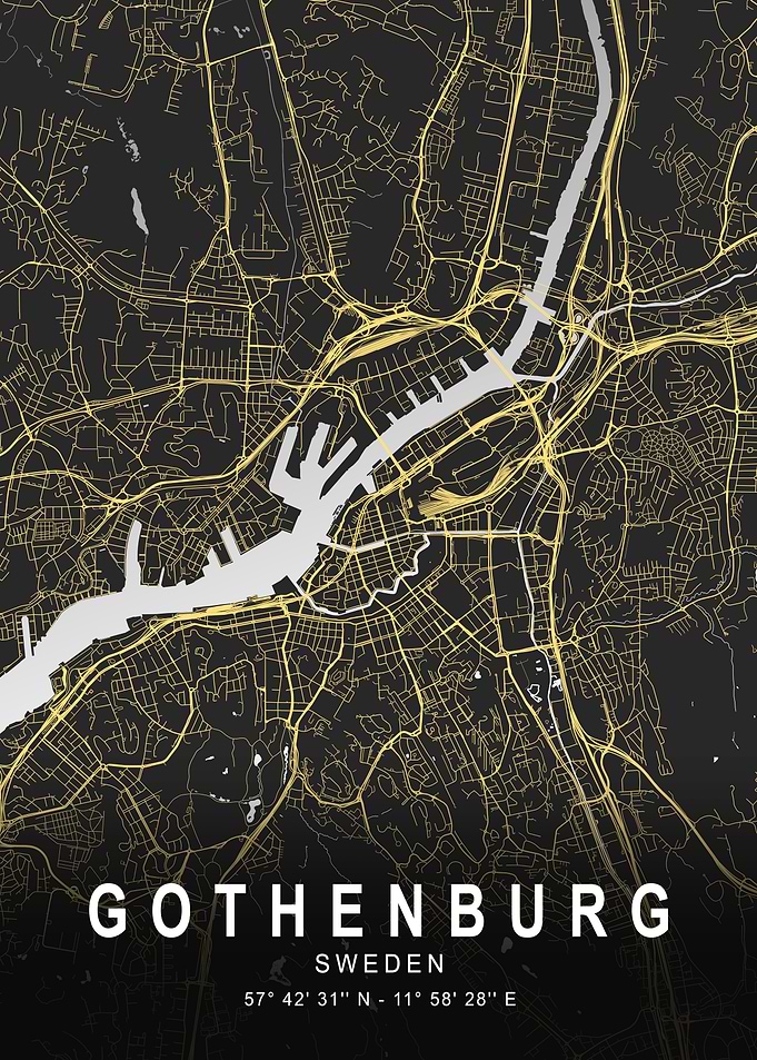 Gothenburg Silver City Map