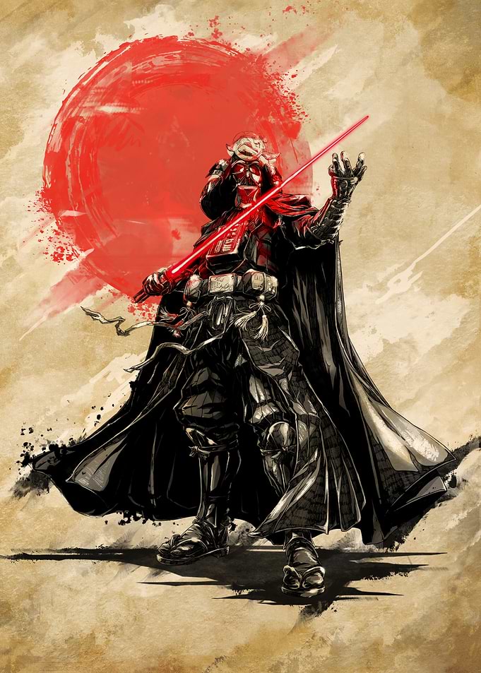 Darth Vader as a Samurai
